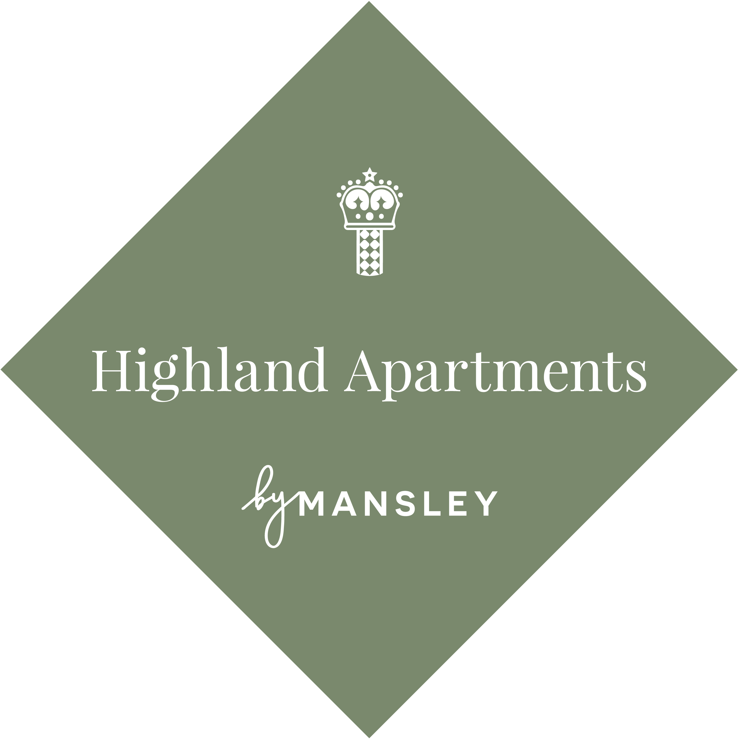 Highland apartments badge